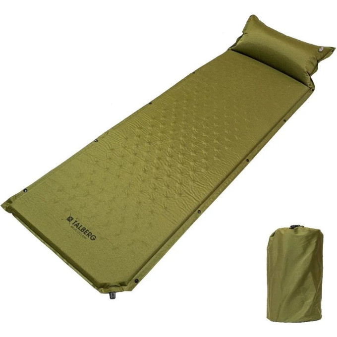 Самонадувающийся коврик TALBERG BASIC REG MAT зеленый 4673727793300